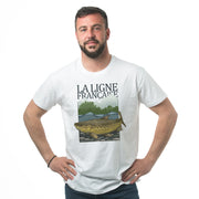 Tee-shirt truite la ligne francaise by Romain Maudet